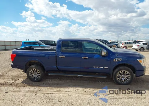 2017 Nissan Titan Xd Platinum Reserve Diesel from USA, damaged, VIN 1N6BA1F45HN572943